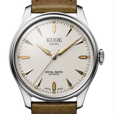 Royal Smith 90-006 Silver Case Ivory Dial Large Watch - Kuoe Kyoto