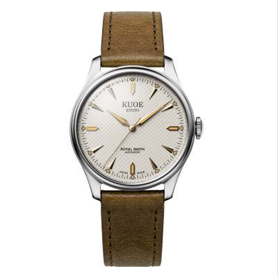 Montre Royal Smith 90-006 Silver Case Ivory Dial Large - Kuoe Kyoto