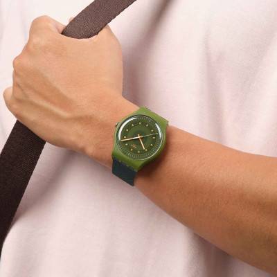 New Gent Biosourced Take Your Time, Enjoy The Moment Watch SO29G113 - Swatch