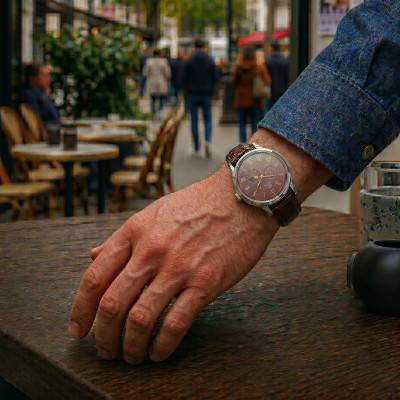 Montre Orient Bambino Sun & Moon RA-AK0807R - Orient