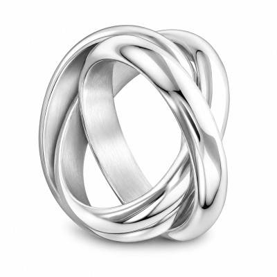 Bague 3 Anneaux en Argent Massif 925 - Artemis