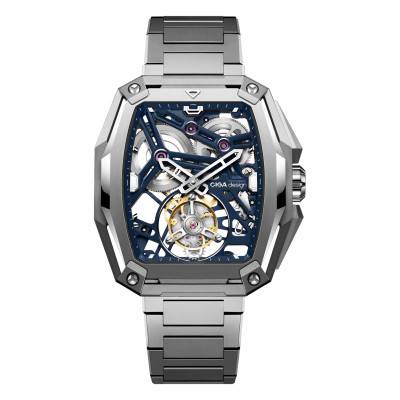Montre Hunter Tourbillon Blue Z037-TIBU-1T6B - Ciga Design