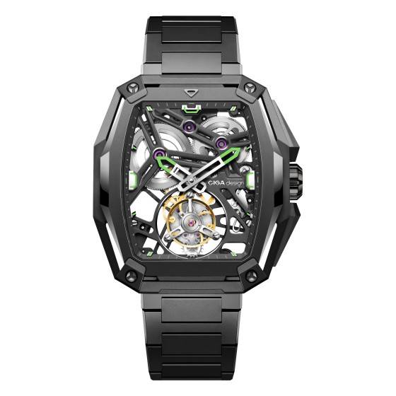 Hunter Tourbillon Carbon Watch Z037-TIGR-1G6B - Ciga Design - Ocarat