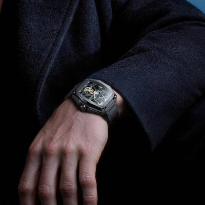 Montre Hunter Tourbillon Carbon Z037-TIGR-1G6B - Ciga Design
