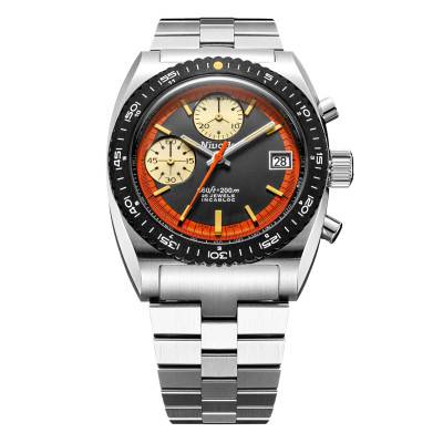Montre Autochron Orange 77004A - Nivada Grenchen