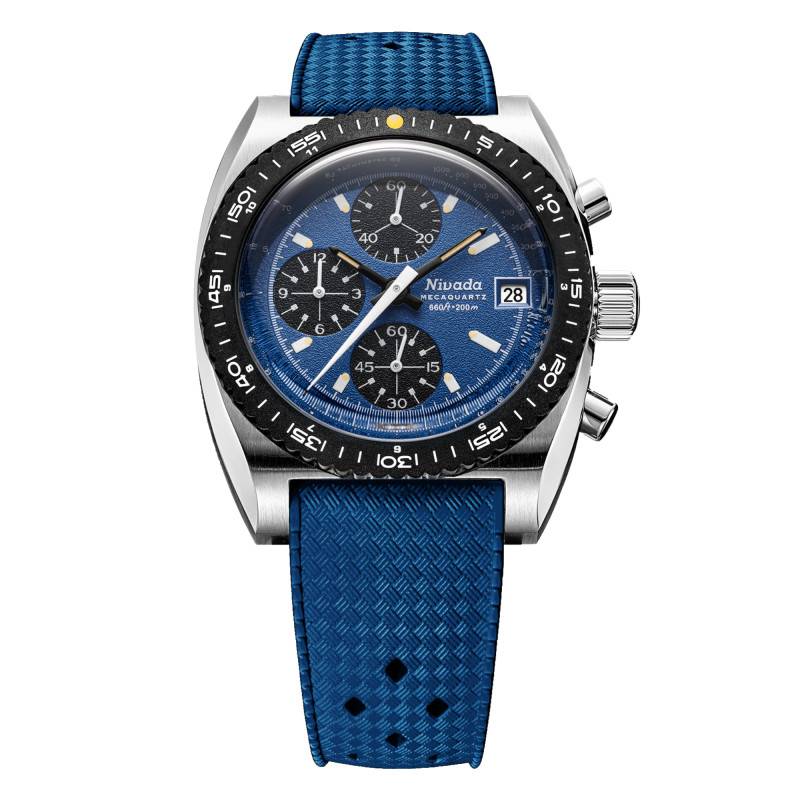 Montre Autochron Mecaquartz Blue 77005Q - Nivada Grenchen