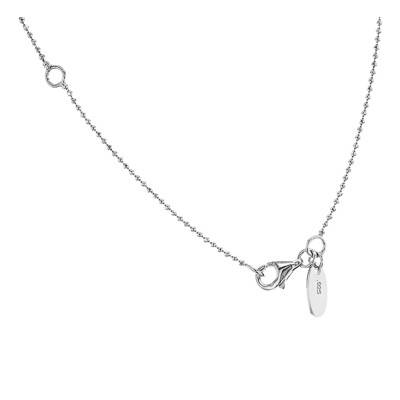 Collier Celtique en Argent 925, Longueur de 40 cm à 45 cm - Emanessence