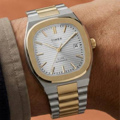 E Line 38mm Auto Two-Tone Watch TW6A00600 - Timex