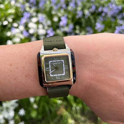Montre Streamliner Kennedy Spring - HM - Gold - Vert olive 262030.PYA.UG.26.NOL - Briston