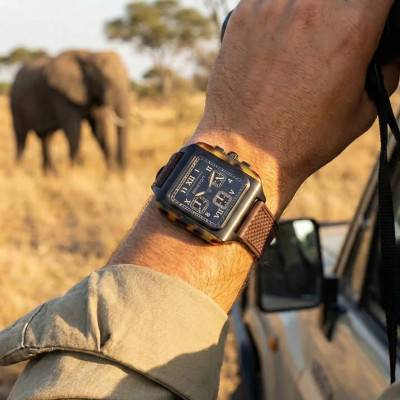 Montre Streamliner Kennedy - Chrono - Safari 261838.PBAM.TS.5.FBR - Briston