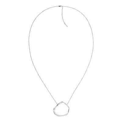 Collier Fluid Form en Acier, Longueur 76 cm Ajustable - 35000968 - Calvin Klein