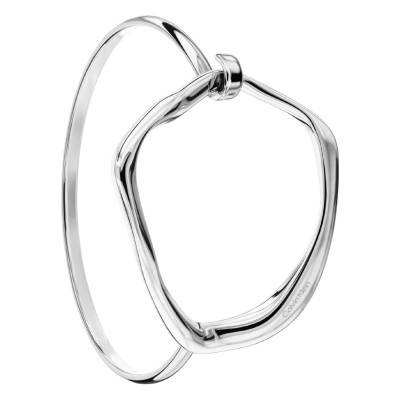 Bracelet Fluid Form en Acier, Longueur 17,5 cm - 35000967 - Calvin Klein