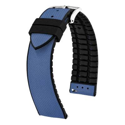 Bracelet de montre Arne Bleu 0925090X80 en 18 mm, 20 mm ou 22 mm - Hirsch