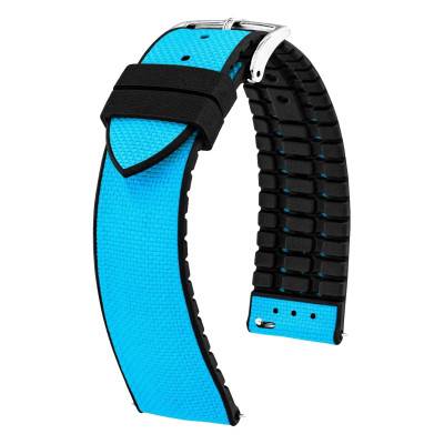 Bracelet de montre Arne Turquoise 0925090x83 en 18 mm, 20 mm ou 22 mm - Hirsch