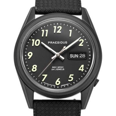 Montre Rec Spec Night Vision Midnight Black P-38-RSNV-MB-BTRK1 - Praesidus