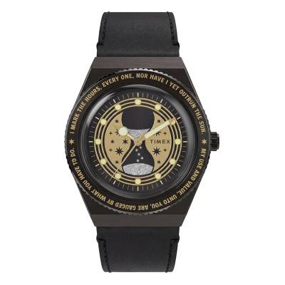 Montre Harry Potter x Q Timex Time Turner 36mm Black IP TW2Y76000 - Timex