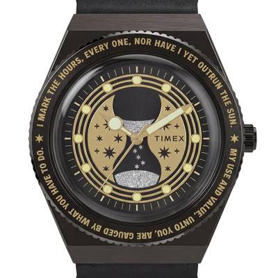 Montre Harry Potter x Q Timex Time Turner 36mm Black IP TW2Y76000 - Timex