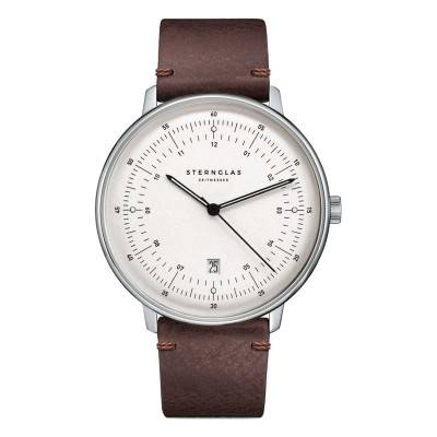 Montre Hamburg Silver Vintage Mocha S01-HH47-VI11 - Sternglas
