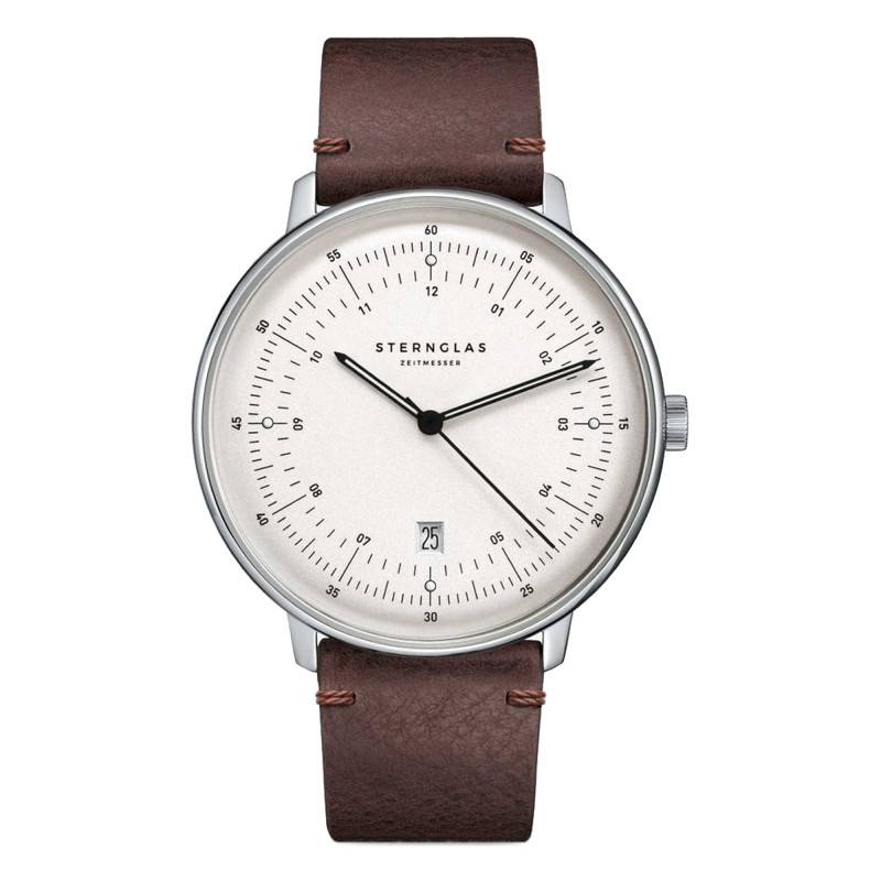 Montre Hamburg Silver Vintage Mocha S01-HH47-VI11 - Sternglas