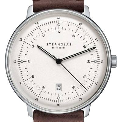 Montre Hamburg Silver Vintage Mocha S01-HH47-VI11 - Sternglas