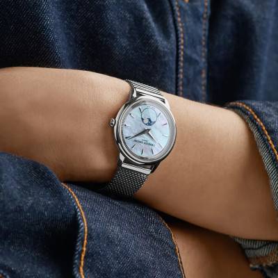 Montre Classicss Moneta Moonphase 34 mm FC-206MPLB2S6 - Frédérique Constant