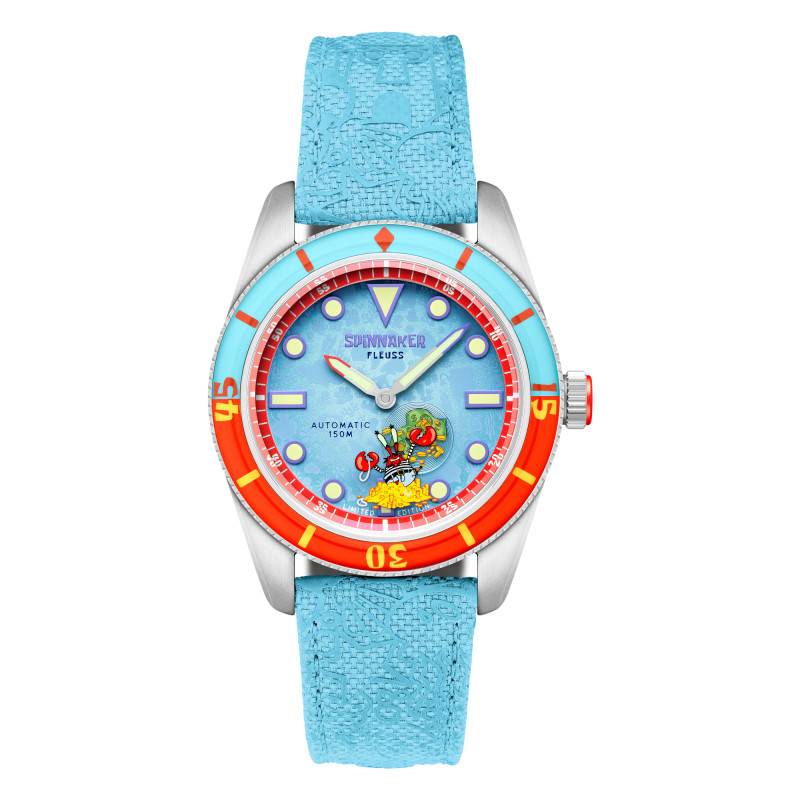 Montre Fleuss Automatic Spongebob Squarepants Shell Mates : Krabs Blue Limited Edition - SP-5160-05 - Spinnaker