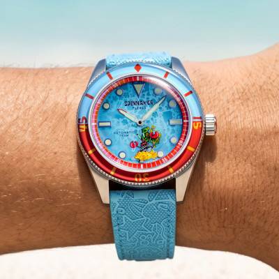 Montre Fleuss Automatic Spongebob Squarepants Shell Mates : Krabs Blue Limited Edition - SP-5160-05 - Spinnaker