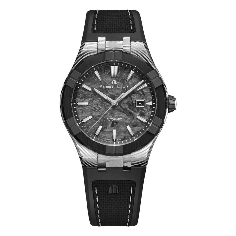 Watch Aikon-ic Frozen Carbon Damascus 43mm Limited Edition AC6008-K1C34-130-3 - Maurice Lacroix