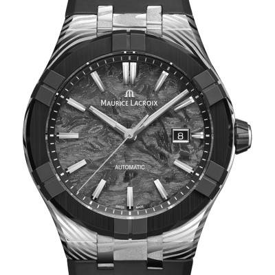 Montre Aikon-ic Frozen Carbon Damas 43mm Limited Edition AC6008-K1C34-130-3 - Maurice Lacroix