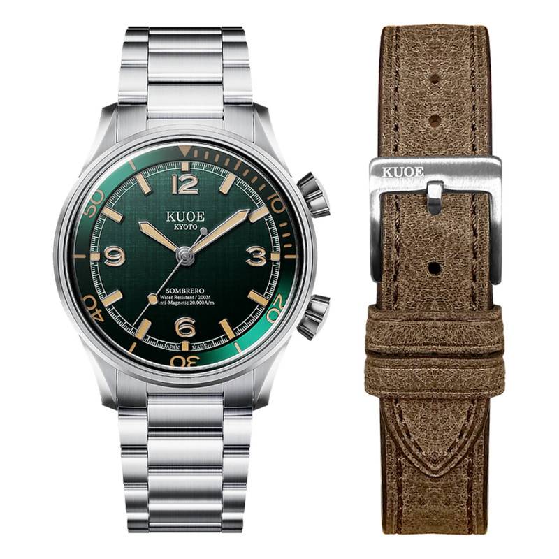 Montre Sombrero 90-011 Green Linen Textured Dial - Kuoe Kyoto