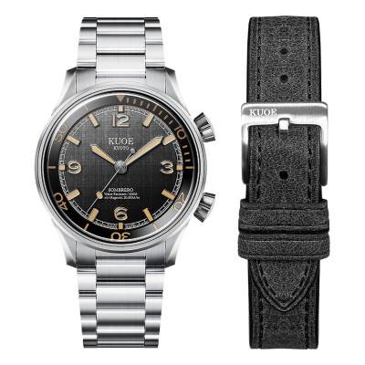 Montre Sombrero 90-011 Black Linen Textured Dial - Kuoe Kyoto