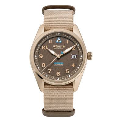 Startimer Pilot Solarmetre 38 mm Watch AL-140BR3S25 - Alpina