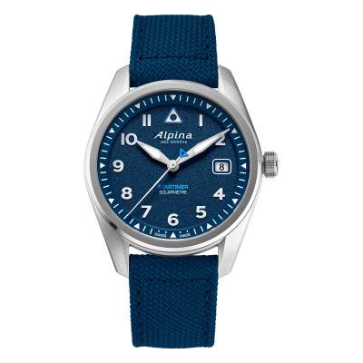 Startimer Pilot Solarmetre 38 mm Watch AL-140BLW3S26 - Alpina