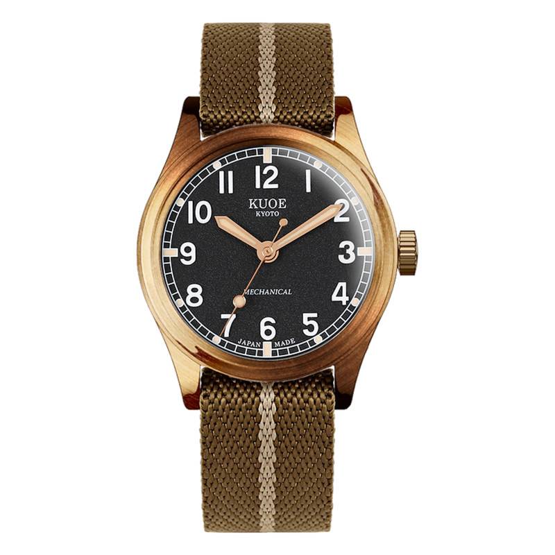 Old Smith 90-002 38mm Bronze Case Black Dial Watch - Kuoe Kyoto