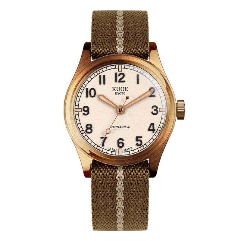 OLD SMITH 90-002 38mm Version Bronze Case Ivory Dial - Kuoe Kyoto