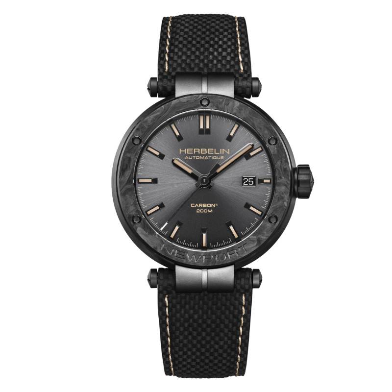 Newport Automatic Carbon Titanium Watch 1788CTN153 - Herbelin