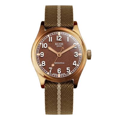 OLD SMITH 90-002 38mm Bronze Case Brown Dial Watch - Kuoe Kyoto