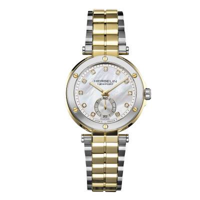 Montre Newport Quartz 18289BT1N89 - Herbelin