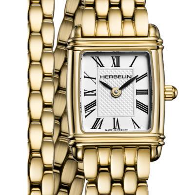 Montre Art Déco 17438BLP1N08 - Herbelin