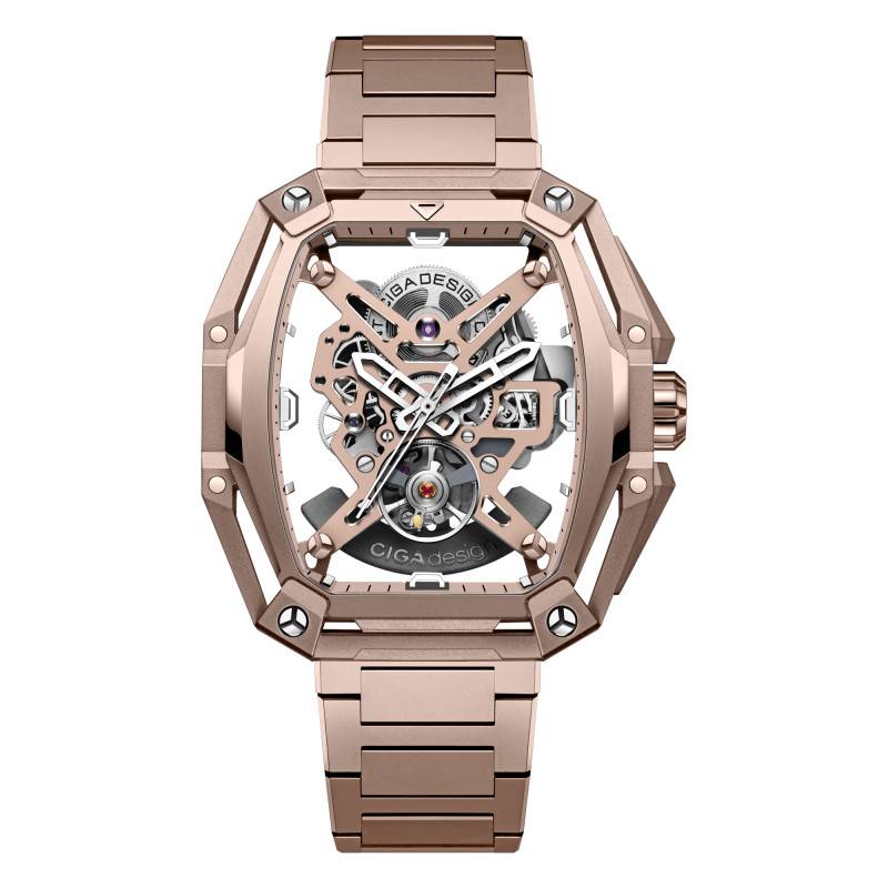 Montre Hunter Vintage Rose Gold Z035-RE01-8RE - Ciga Design