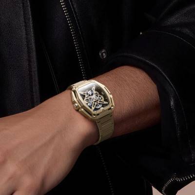Hunter Vintage Sand Gold Z035-GO01-8G Watch - Ciga Design