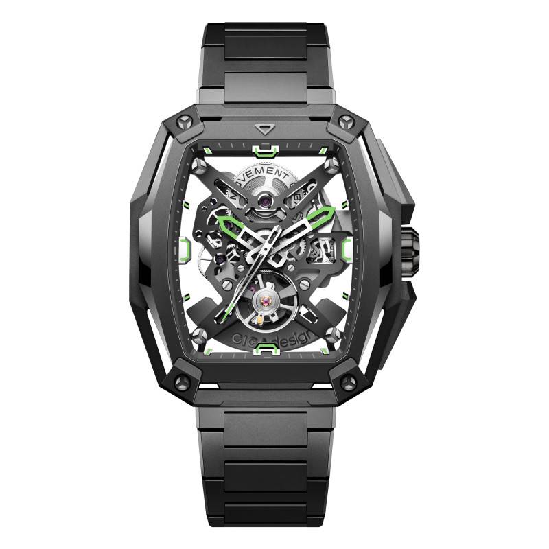 Montre Hunter Titanium Carbon Z041-TIGR-1G - Ciga Design