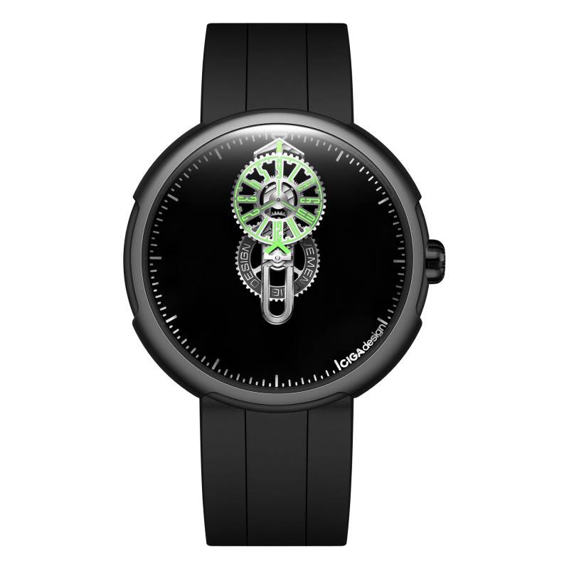 Time Cipher Carbon T021-SIGR-6B Watch - Ciga Design