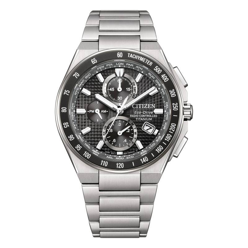 Montre Radio Controlled Super Titanium Eco-Drive AT8390-55E - Citizen