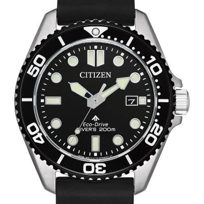 Black Promaster Marine Eco-Drive Diver Watch BN0266-07E - Citizen