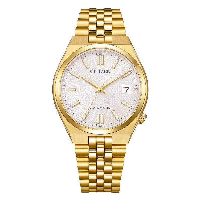 Citizen Tsuyosa 60 Silver White 37mm Watch NK0032-56A - Citizen