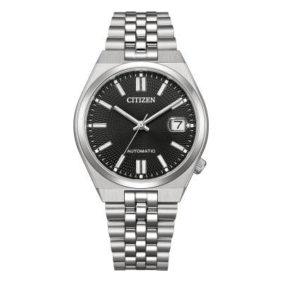 Citizen Tsuyosa 60 Black 37mm Watch NK0030-51E - Citizen