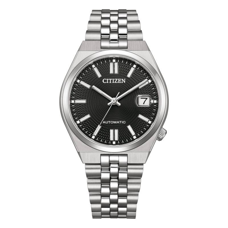 Citizen Tsuyosa 60 Black 37mm Watch NK0030-51E - Citizen