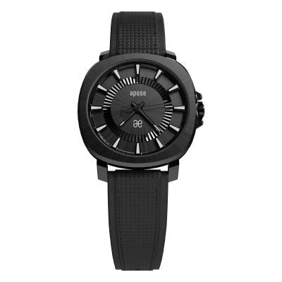 Montre Apose - N°3 Radial - Noir Intégral SIGN.NRAD.26.BC - Apose