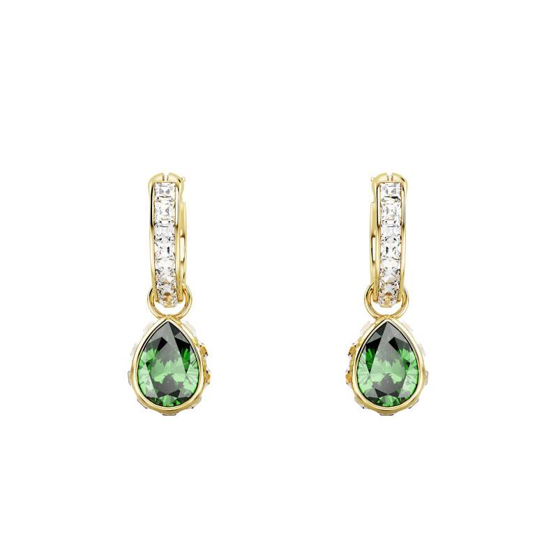 Chroma Pear-Shaped Gold-Plated Metal & Bicolor Crystal Drop Earrings - 5662922 - Swarovski